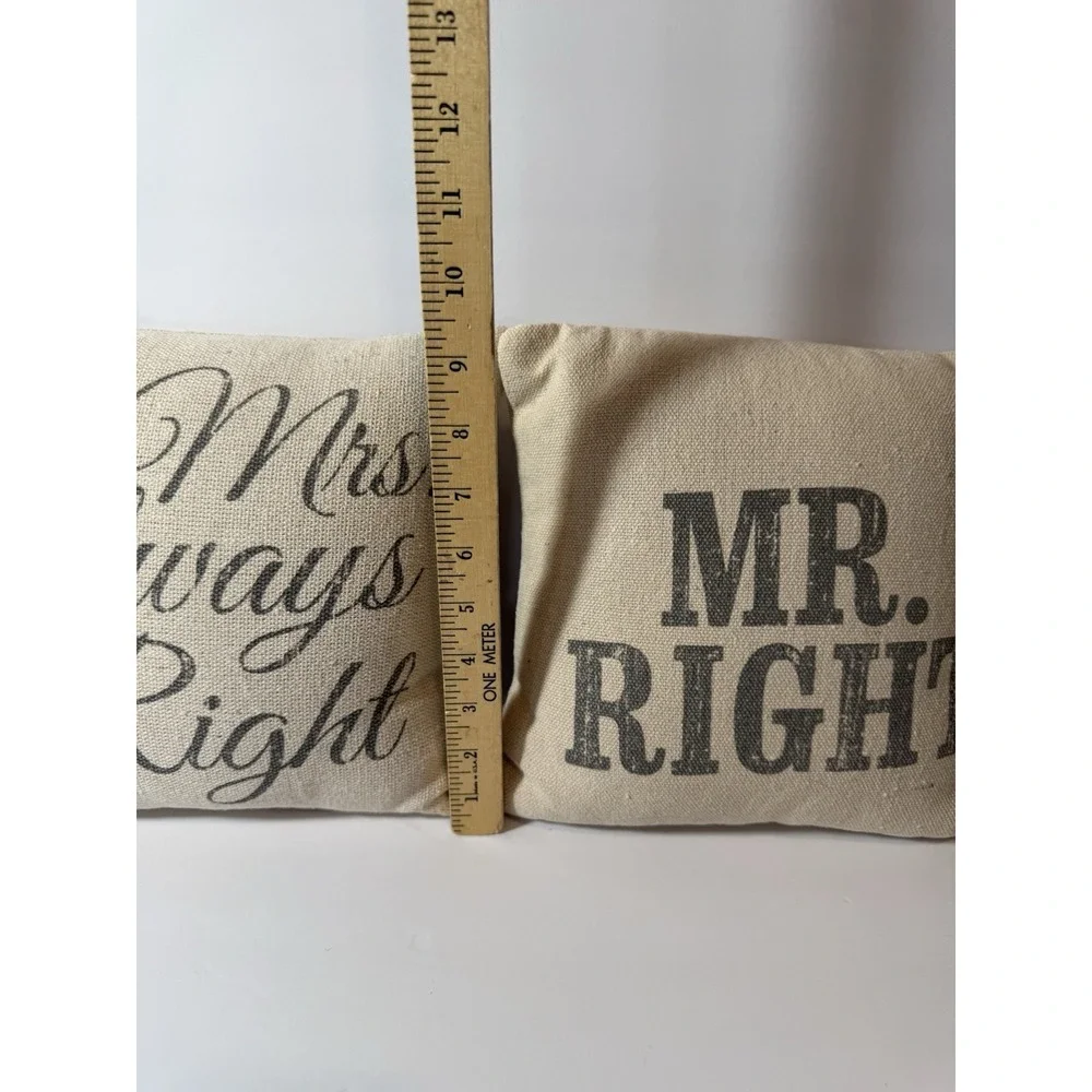 Rustic Burlap Throw Pillows 9